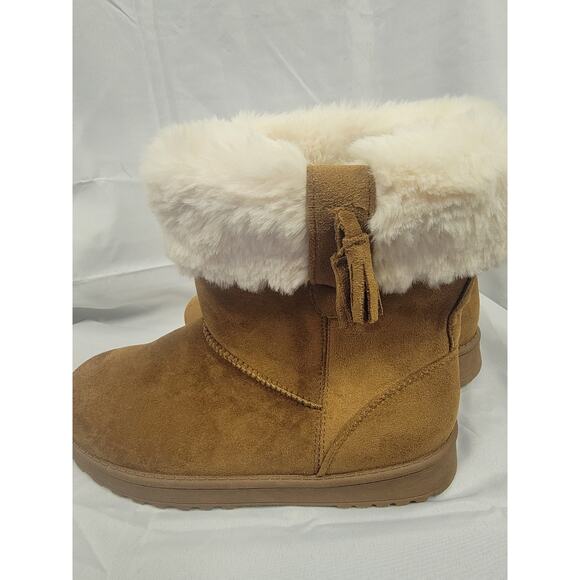 Cliffs By White Mountain Insulated Suede & Fur Boots Women Size 7.5M 7 1/2 M NWT - Picture 3 of 9